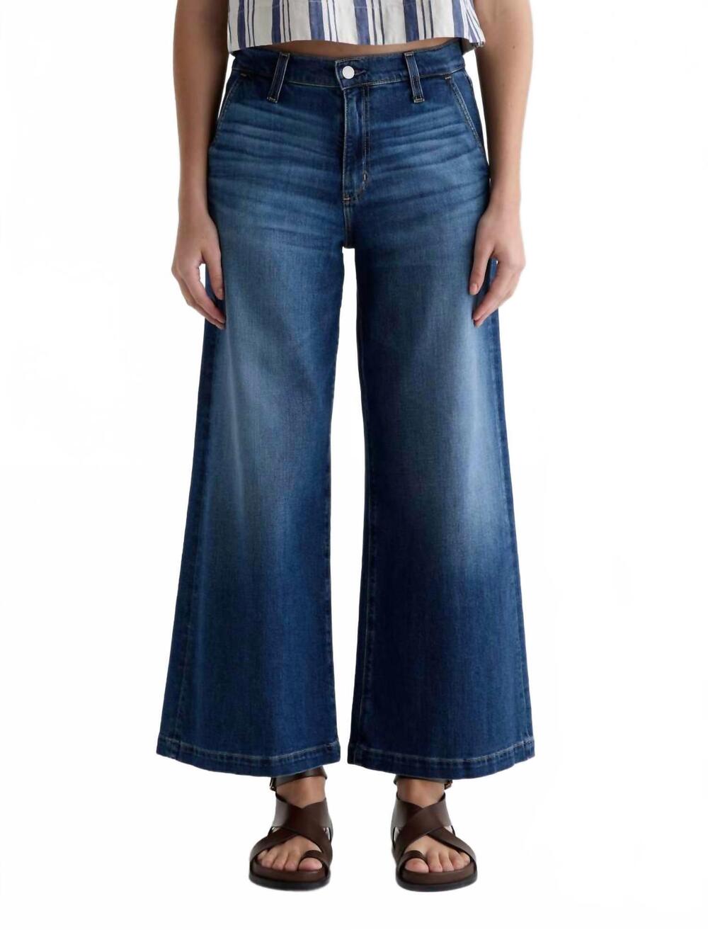 NEW AG JEANS stella ankle jeans in dark indigo
